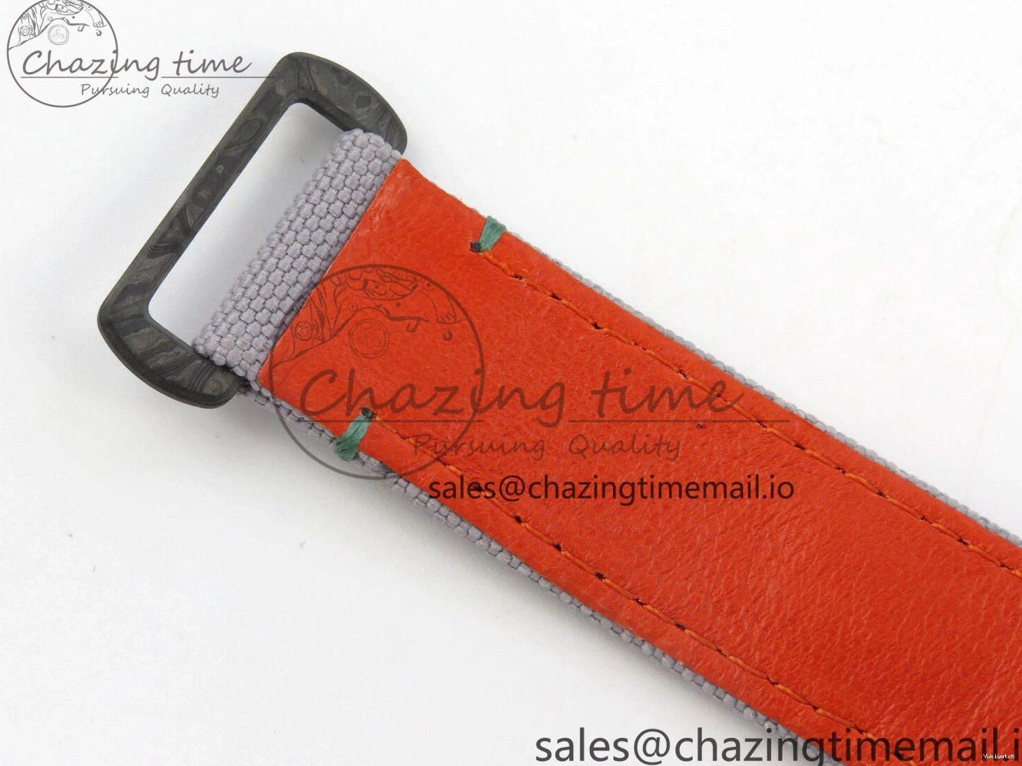 Grey Carbon Edition DIW on and White A7750 Nylon Case Daytona Strap Dial Bezel Green DIWF 0403